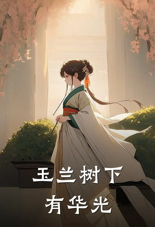 玉兰树下有华光