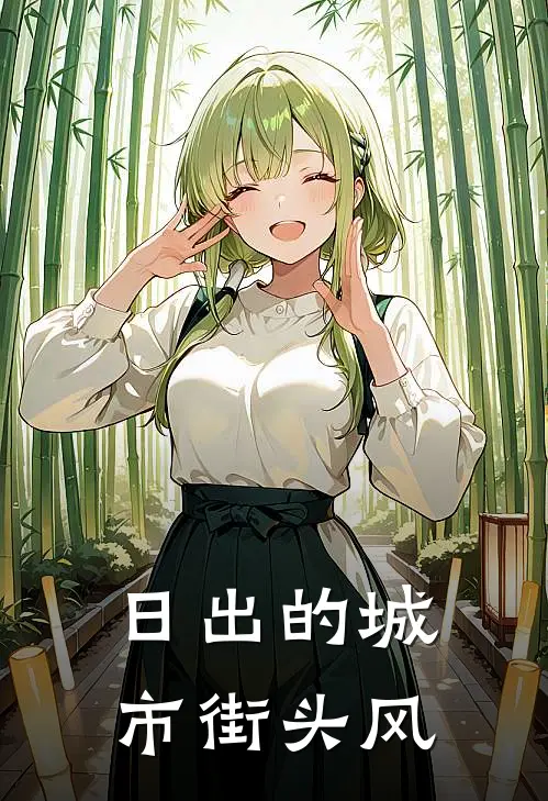 日出的城市街头风