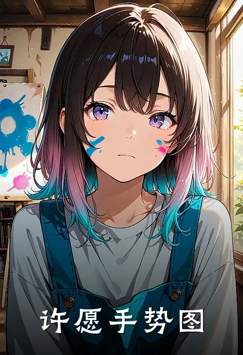 许愿手势图
