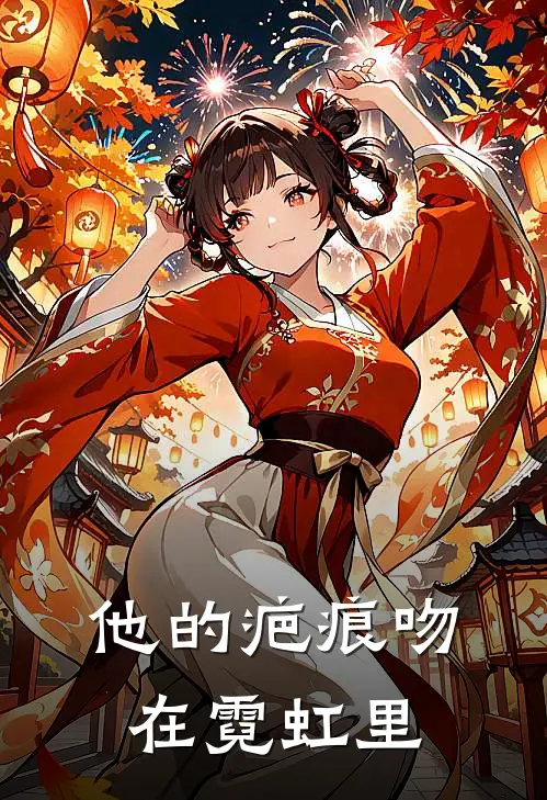 他的疤痕吻在霓虹里