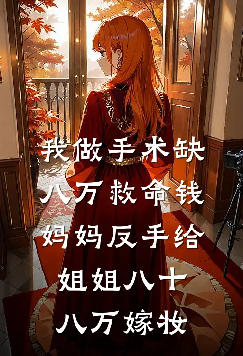 我做手术缺八万救命钱，妈妈反手给姐姐八十八万嫁妆