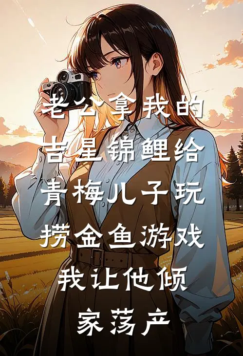 老公拿我的吉星锦鲤给青梅儿子玩捞金鱼游戏，我让他倾家荡产